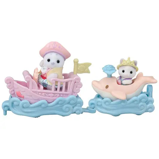 Sylvanian Families: Amusement Park Ride Set - Boat and Dolphin (2024)