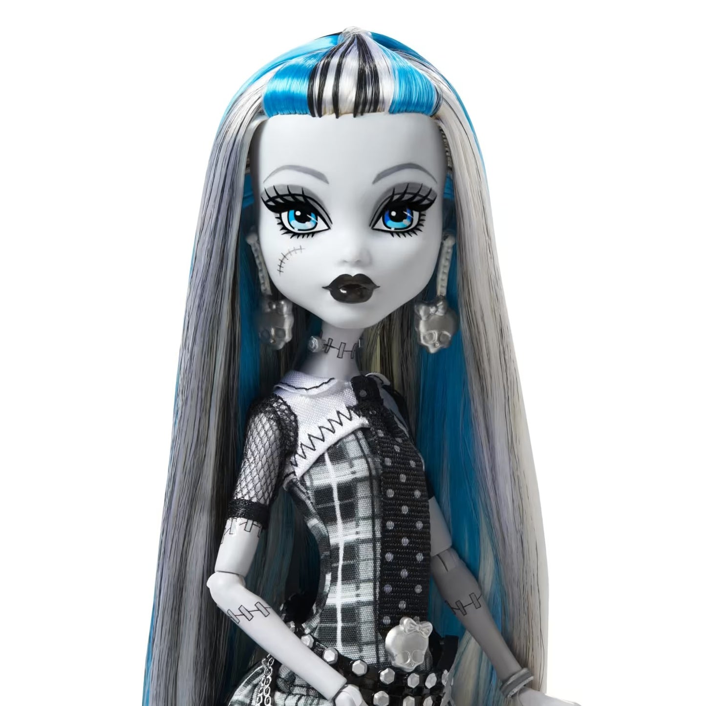 Monster High Reel Drama Doll-Frankie Stein in Black And White