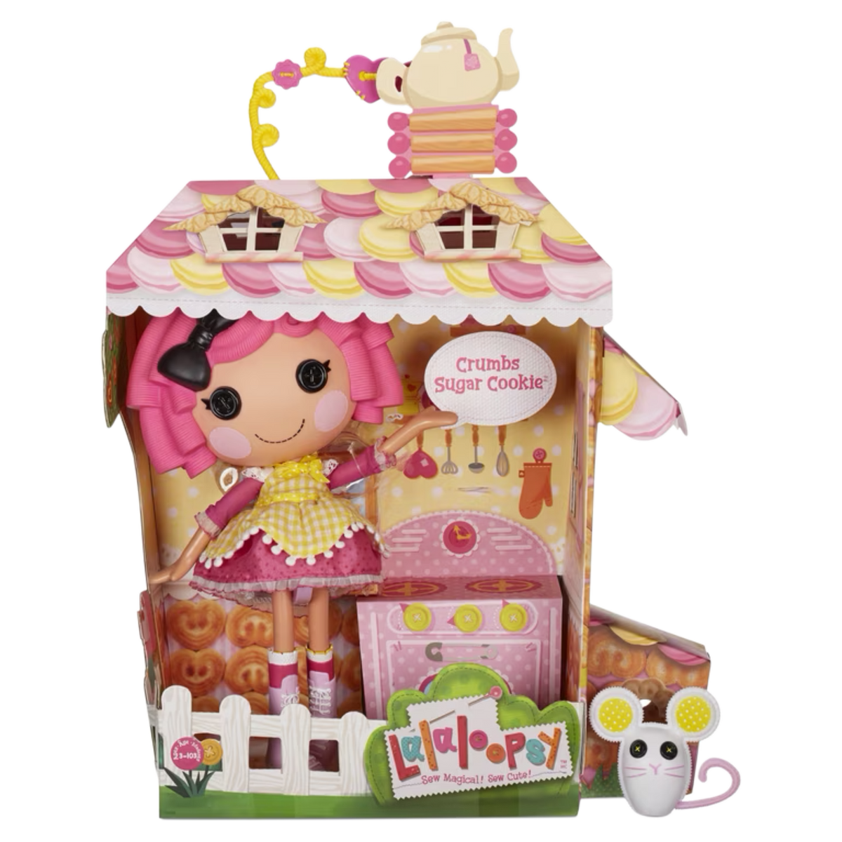 Lalaloopsy Doll - Crumbs Sugar Cookie with Pet Mouse (2021)