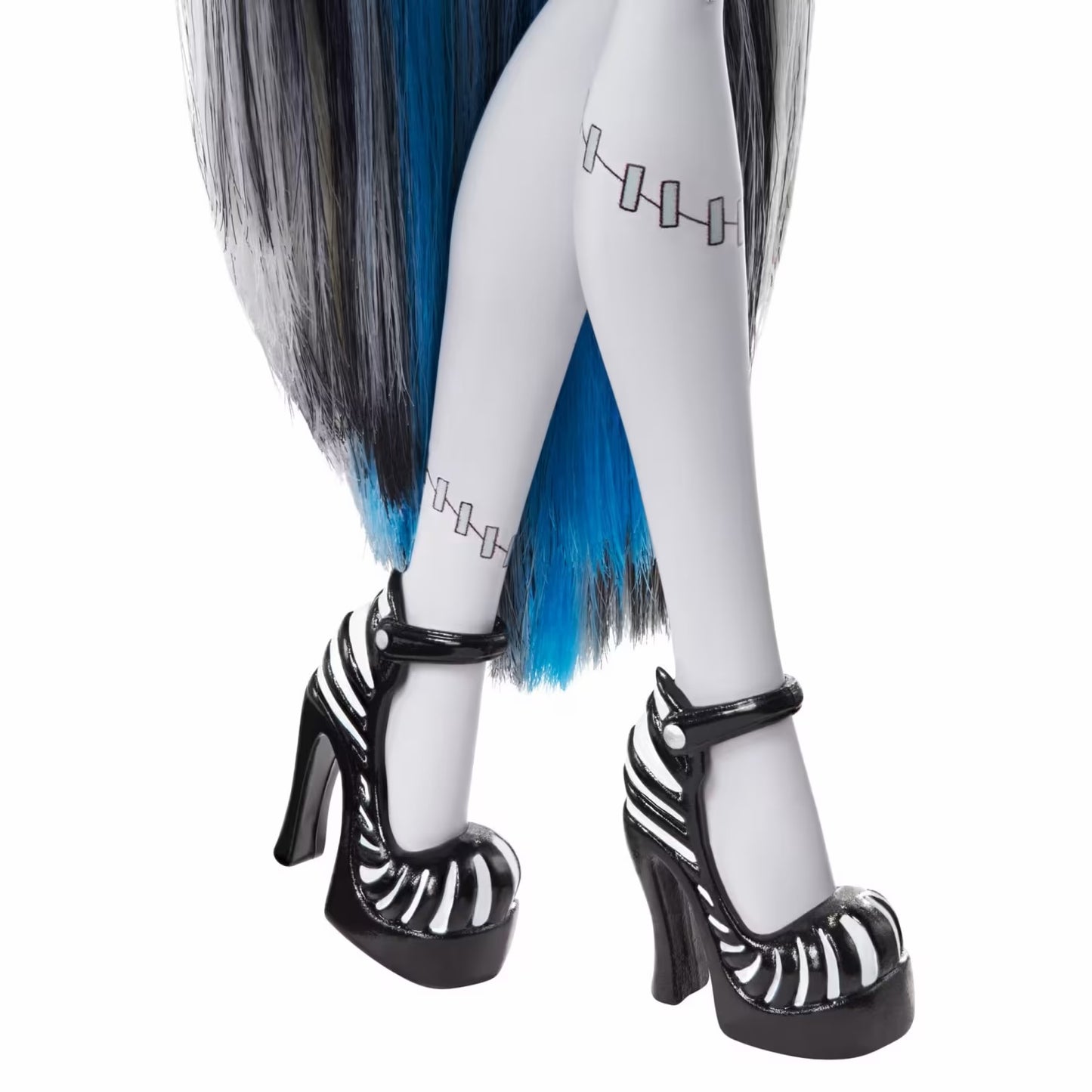 Monster High Reel Drama Doll-Frankie Stein in Black And White