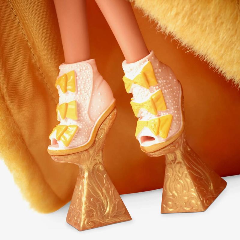 Guo Pei Barbie® Doll Wearing Golden-Yellow Gown (2022)