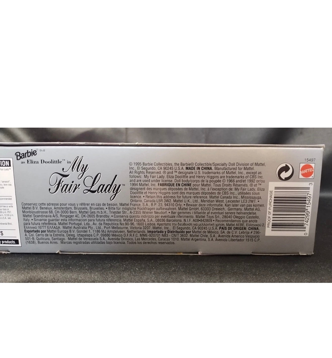 Barbie® Doll as Eliza Doolittle from My Fair Lady™ at Ascot (1996)