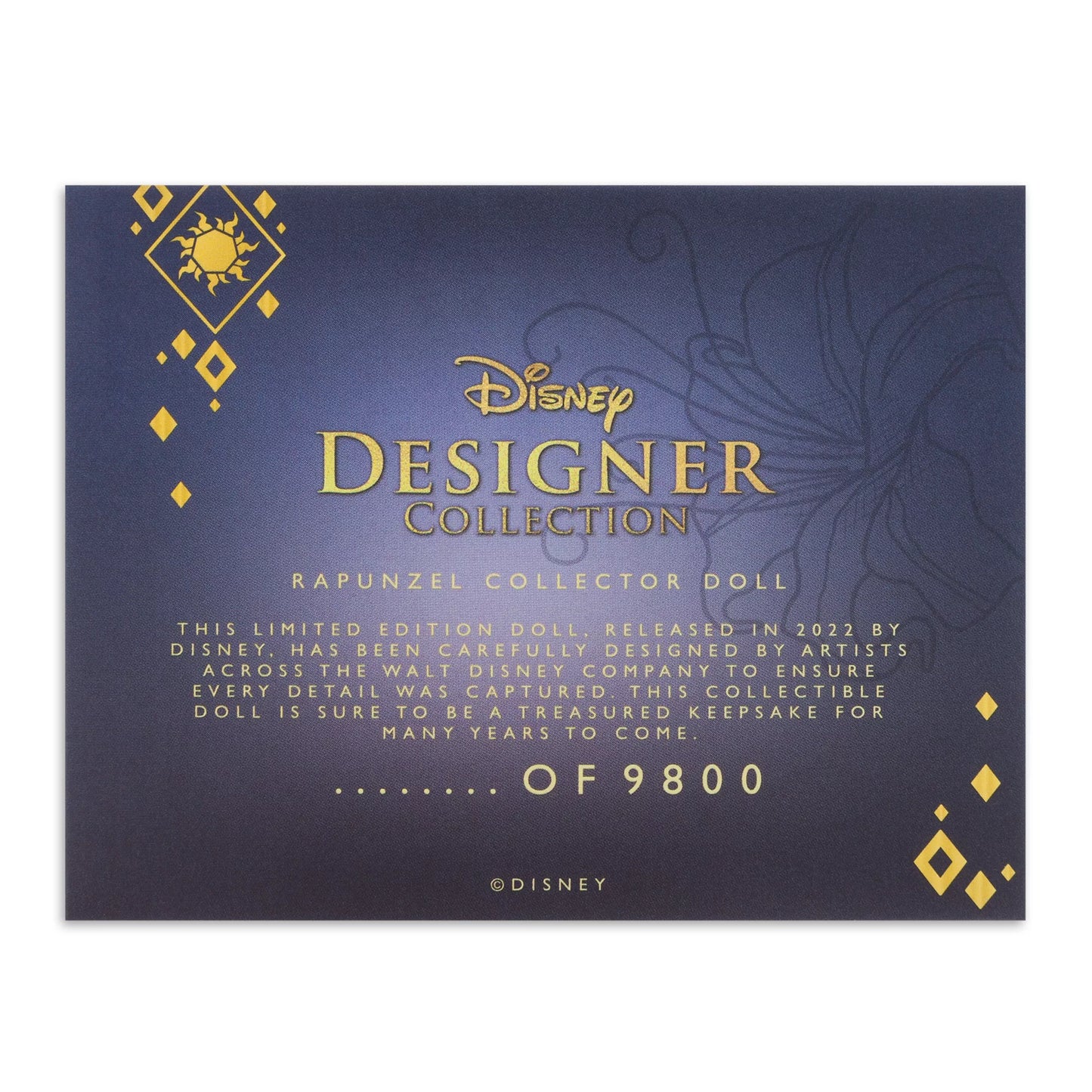 Disney Designer Collection Doll – Rapunzel (2022)