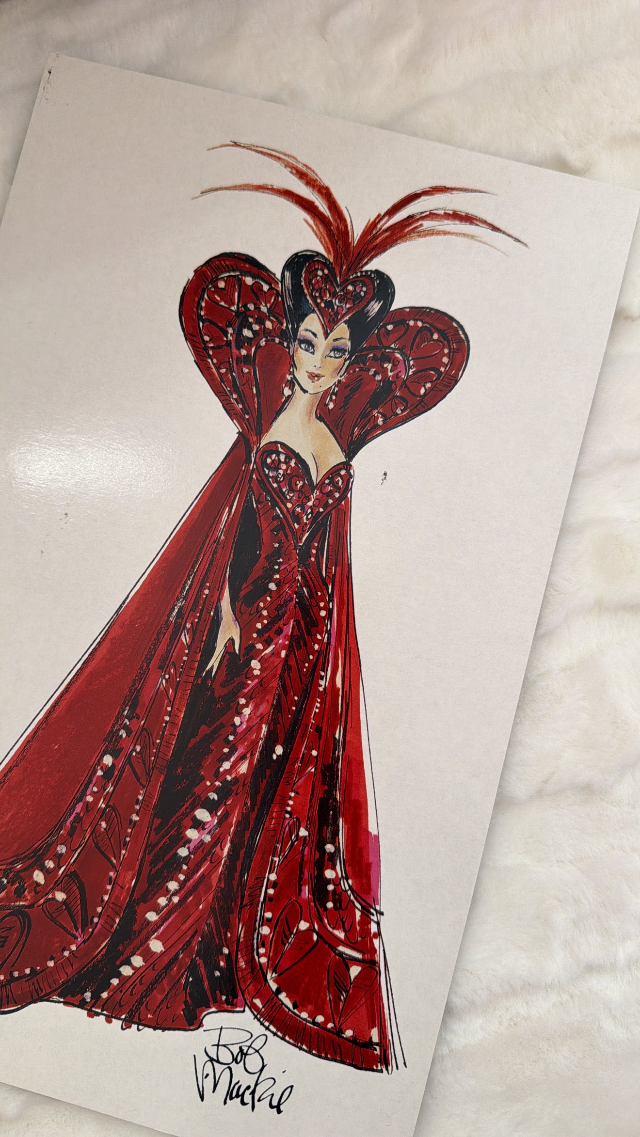Bob Mackie Queen of Hearts Barbie® (1994)
