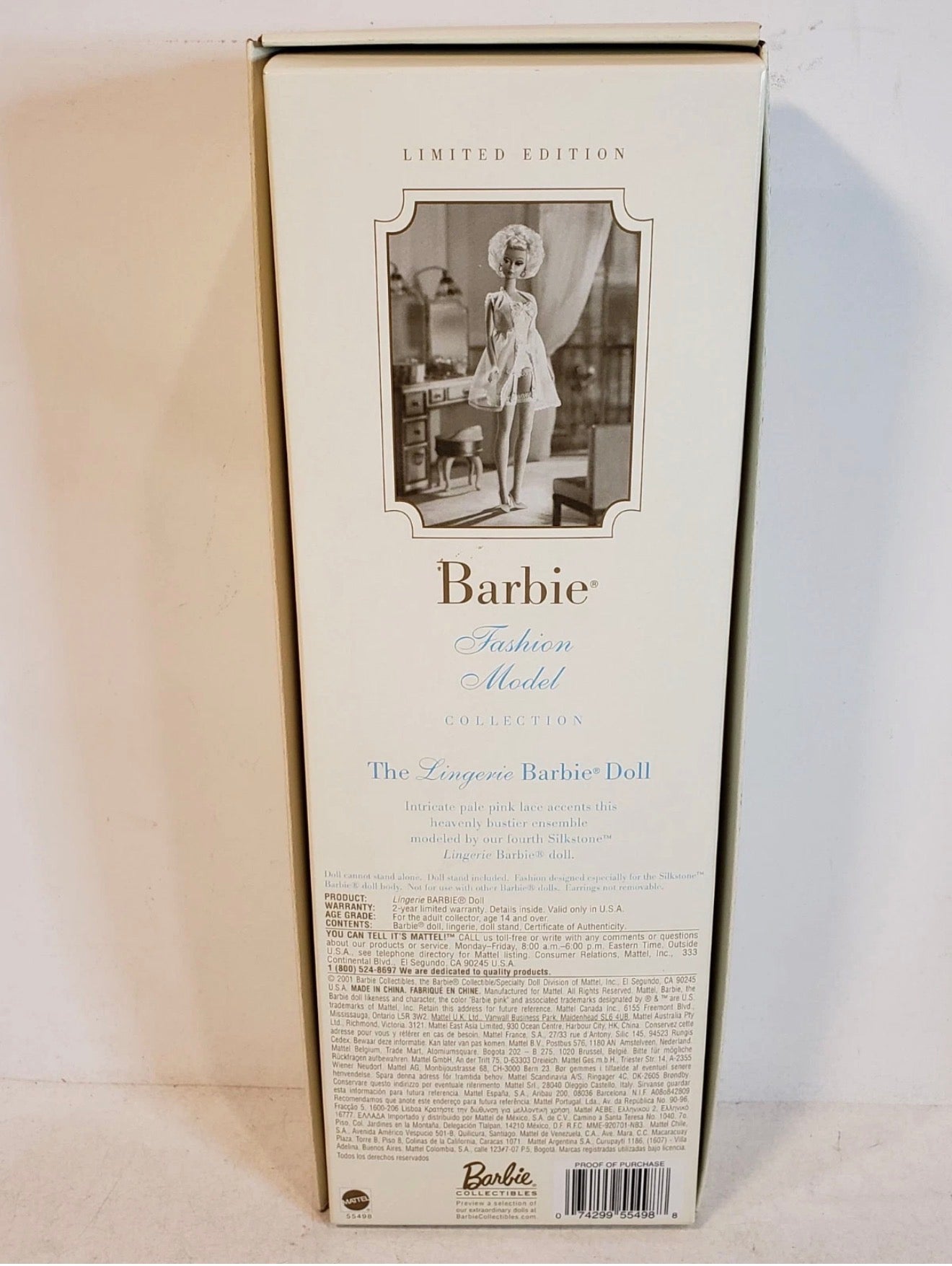 The Lingerie Fashion Model Barbie Doll #4 (2001)