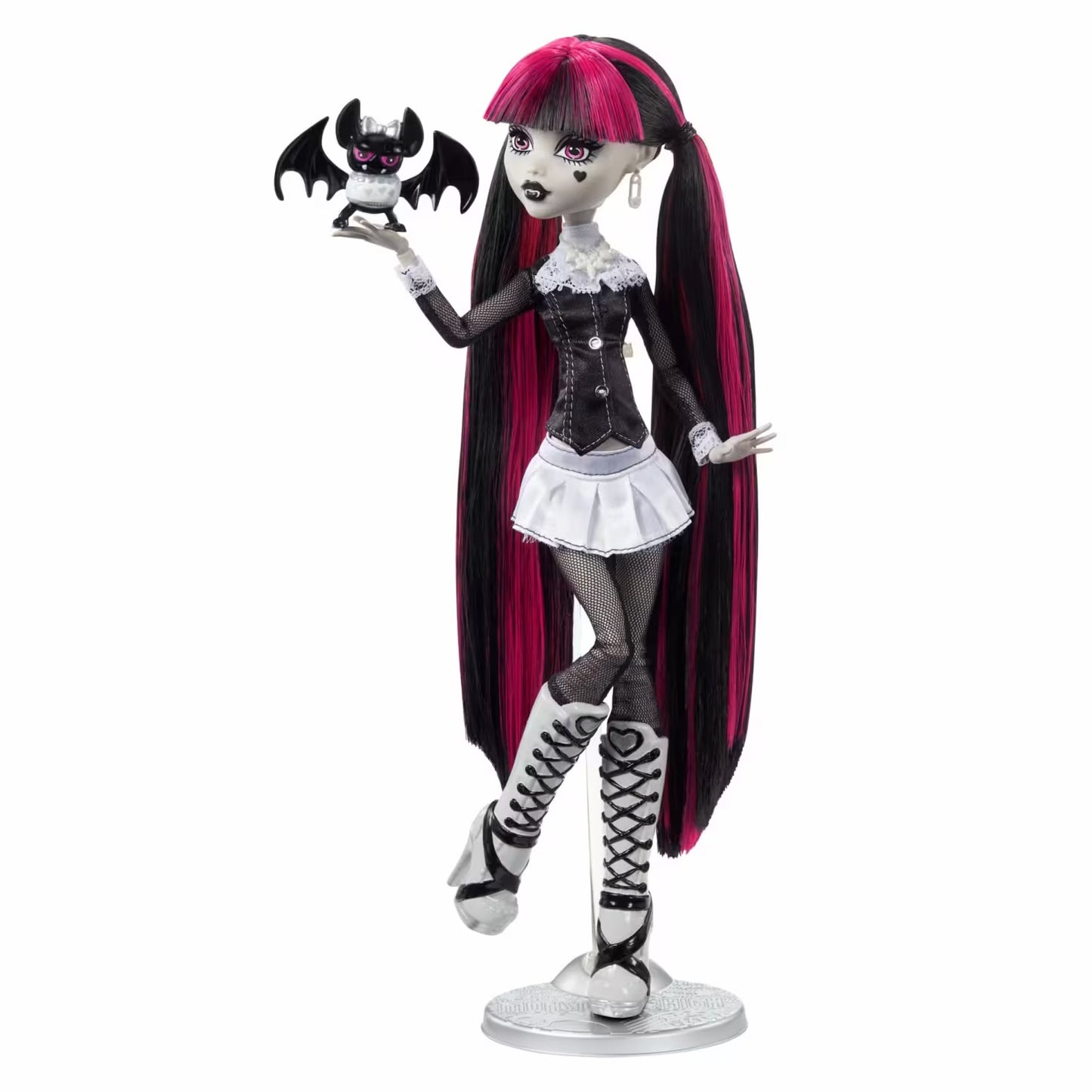 Monster High Reel Drama Doll-Draculaura in Black And White (2025)