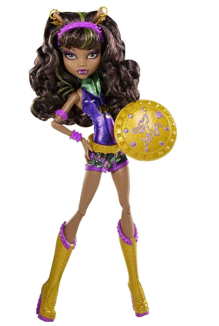 Monster High Power Ghouls-Clawdeen Wolf as Wonder Wolf (2013)