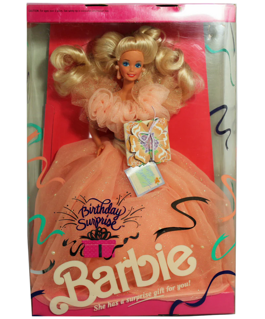 Birthday Surprise Barbie Doll With Surprise Gift For You! (1991)
