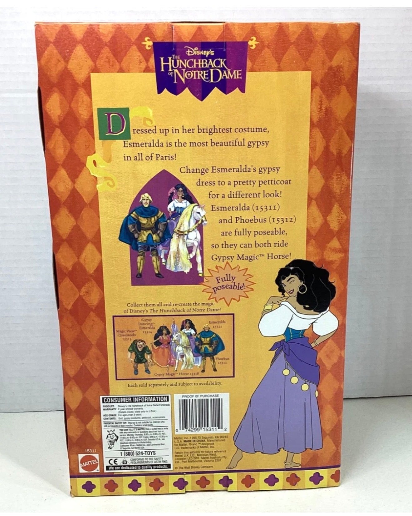 Disney's Hunchback of Notre Dame Esmeralda (1995)