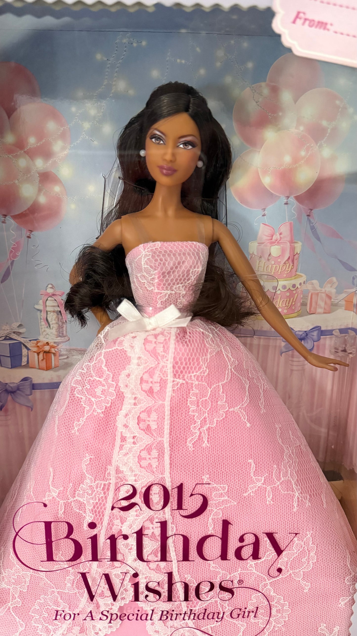 Birthday Wishes® Barbie® Doll - Brunette (2015)
