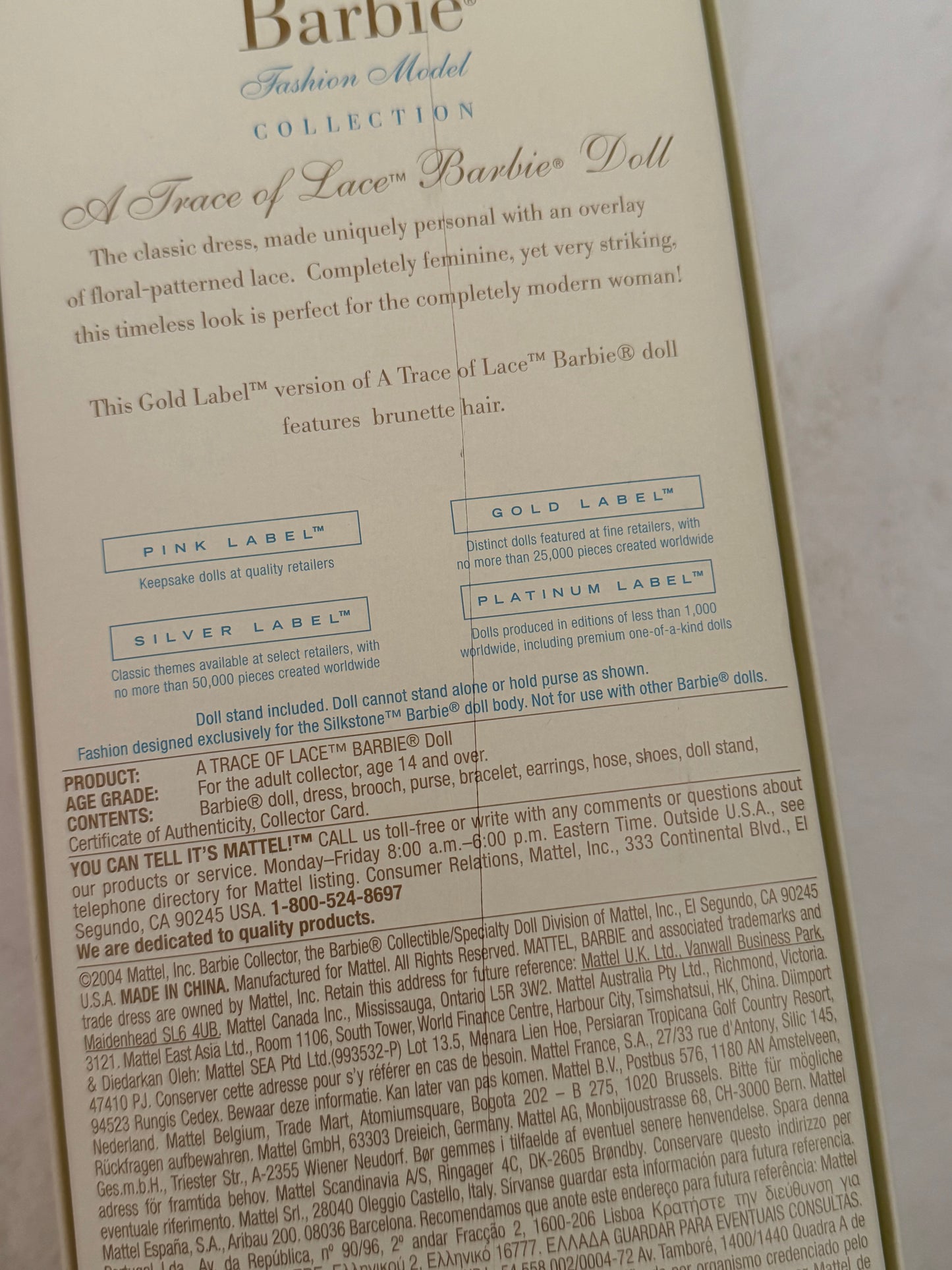 Trace of Lace™ Barbie® Doll (2005)