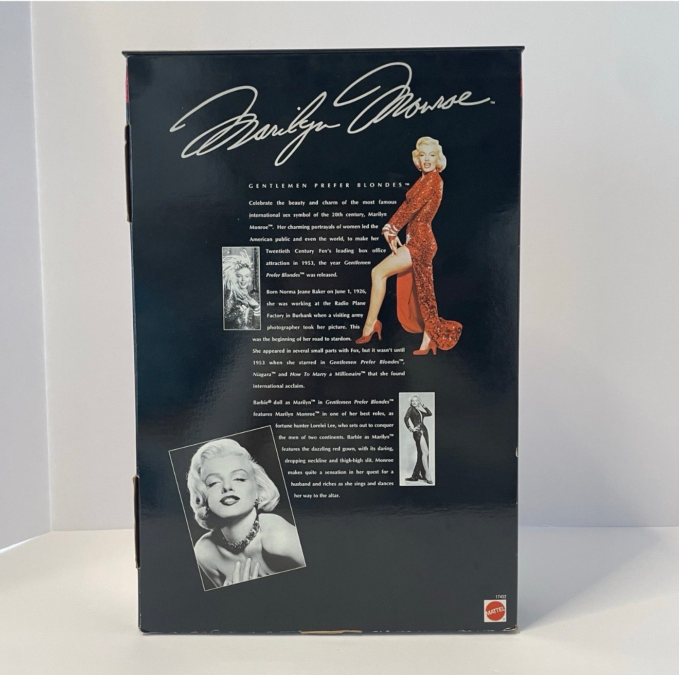 Barbie® Doll as Marilyn™ in the Red Dress from Gentlemen Prefer Blondes™ (1997)