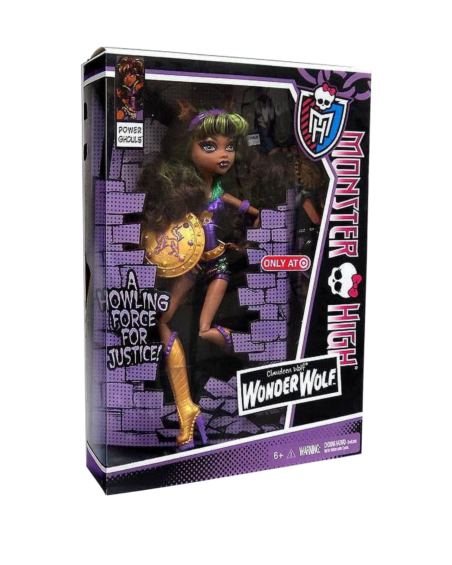 Monster High Power Ghouls-Clawdeen Wolf as Wonder Wolf (2013)