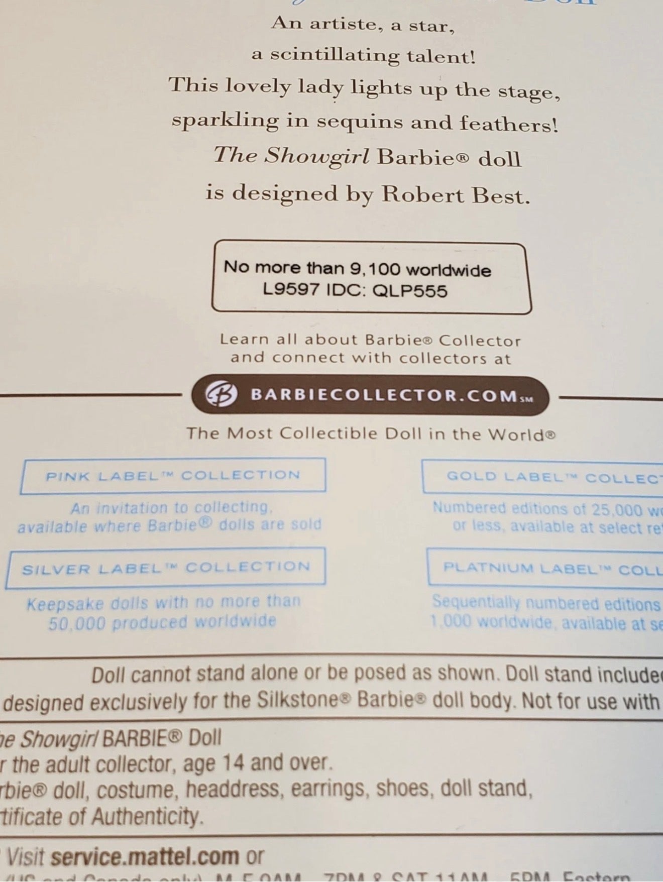 The Showgirl Barbie® Doll (2008)
