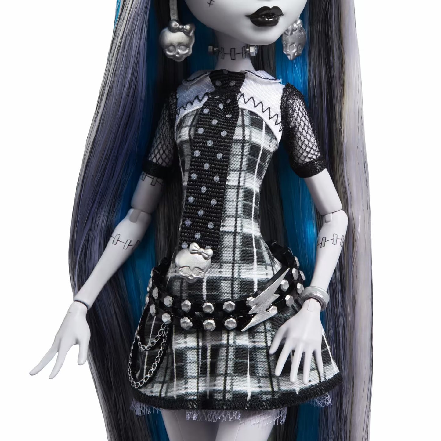 Monster High Reel Drama Doll-Frankie Stein in Black And White