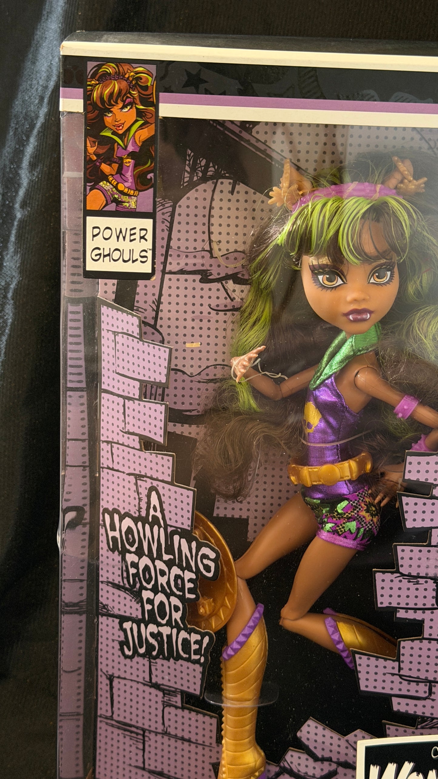 Monster High Power Ghouls-Clawdeen Wolf as Wonder Wolf (2013)