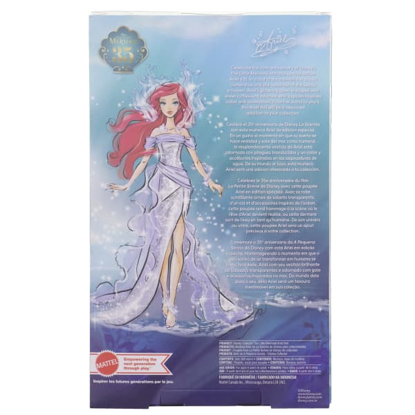 Disney Collector The Little Mermaid Ariel 35th Anniversary Doll (2024)