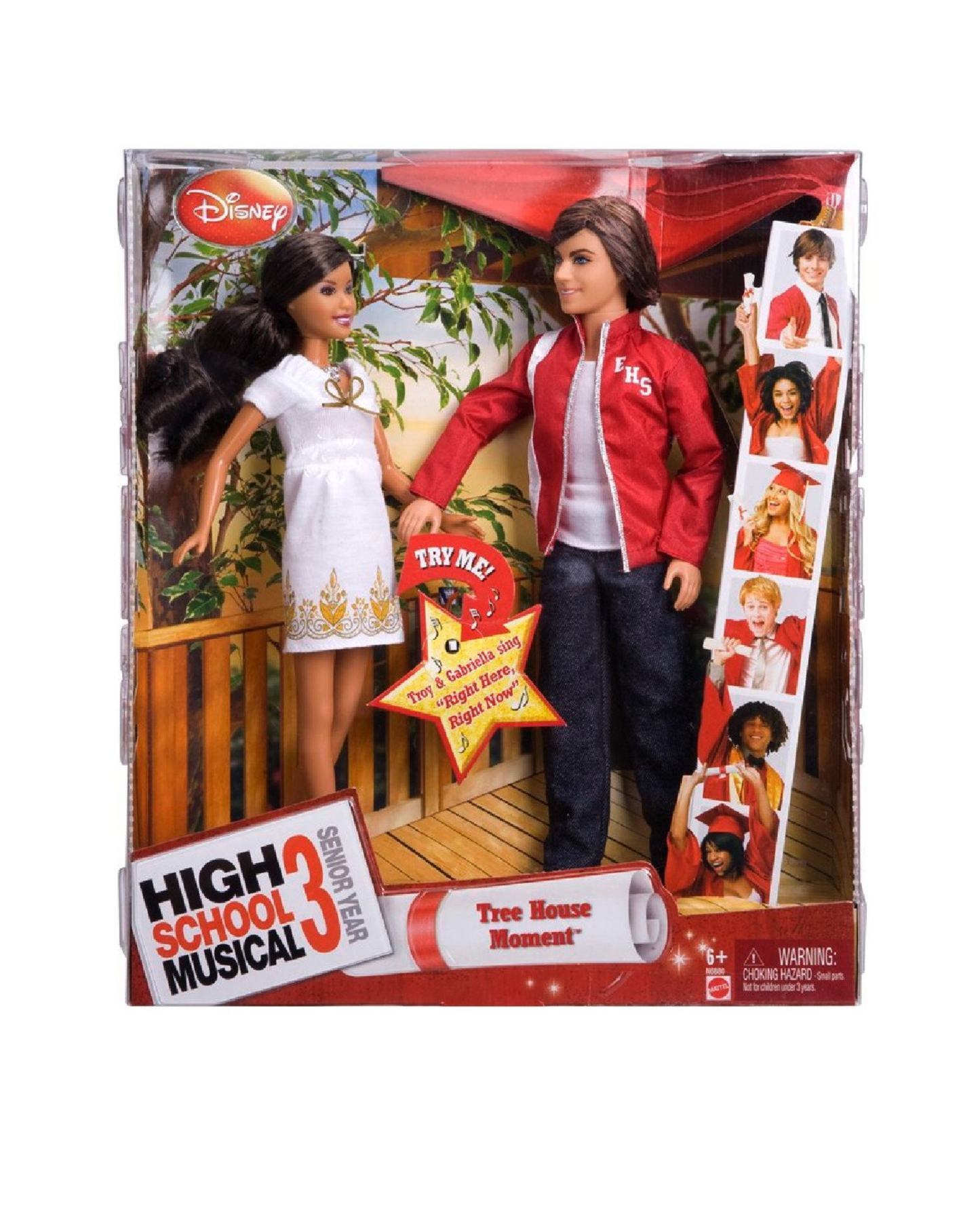 High School Musical 3 Tree House Moment™ Gabriella & Troy Dolls (2008)
