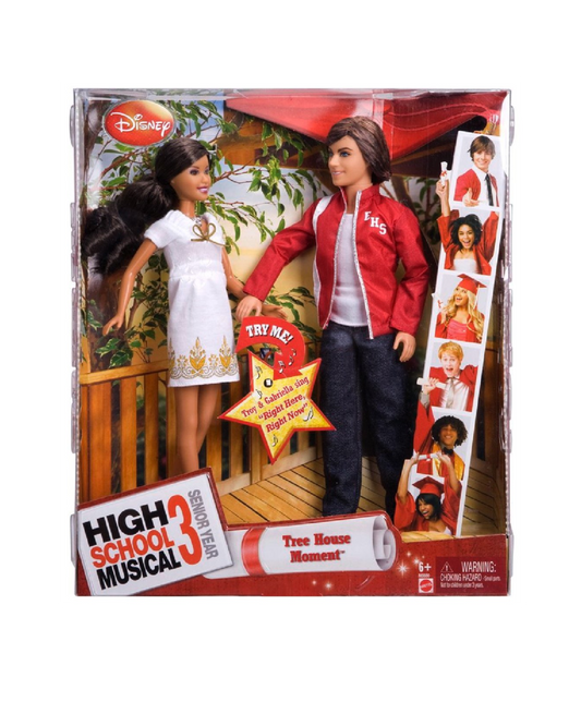 High School Musical 3 Tree House Moment™ Gabriella & Troy Dolls (2008)
