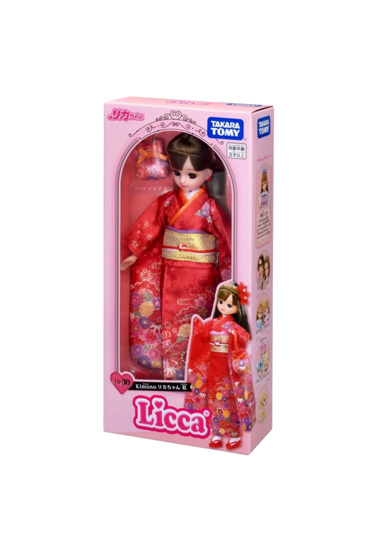 Licca Doll Kimono Red Licca-chan (2024)