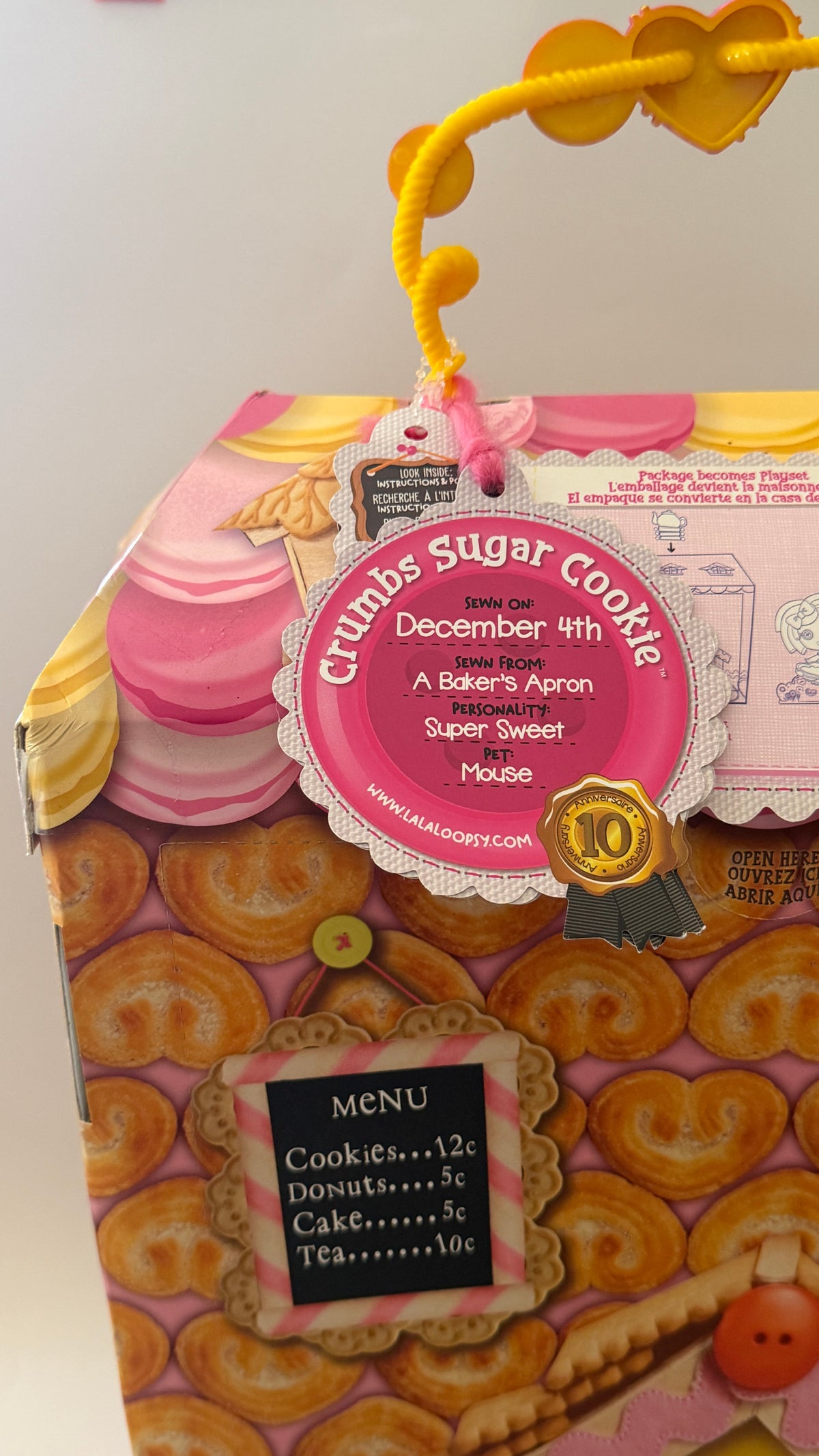 Lalaloopsy Doll - Crumbs Sugar Cookie with Pet Mouse (2021)