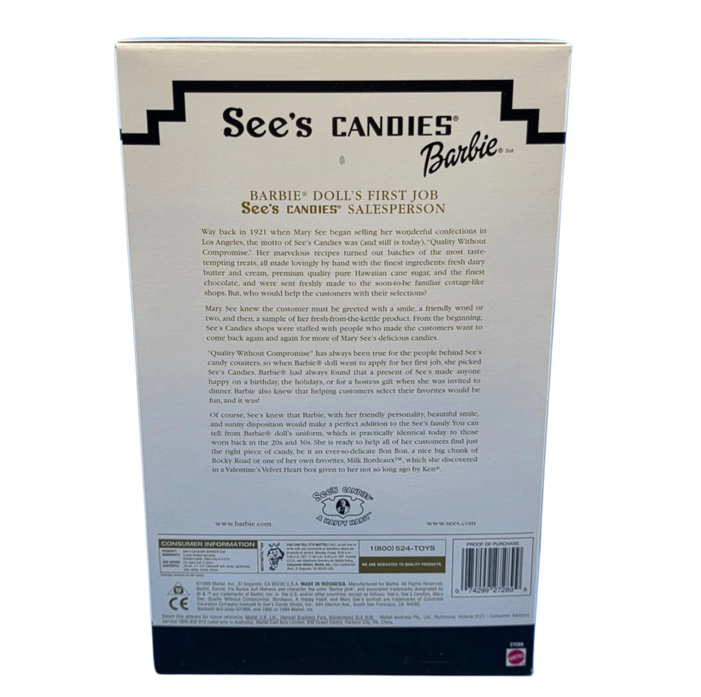 See's Candies Barbie Doll (1999)