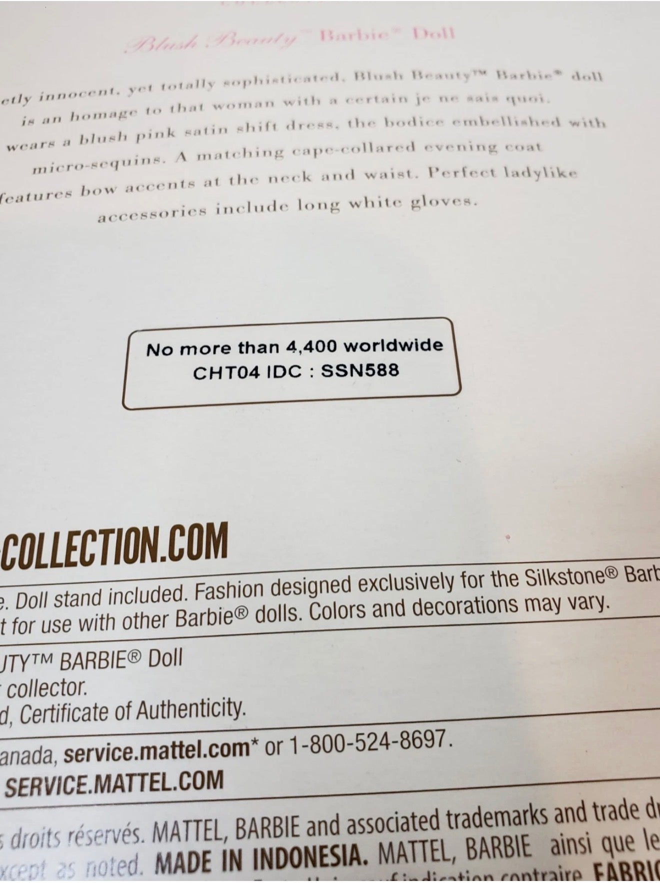 Blush Beauty™ Barbie® Doll (2015)