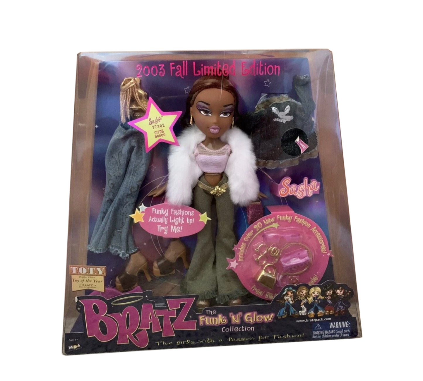 Bratz Funk ‘N’ Glow (2nd Edition) - Sasha (2003)