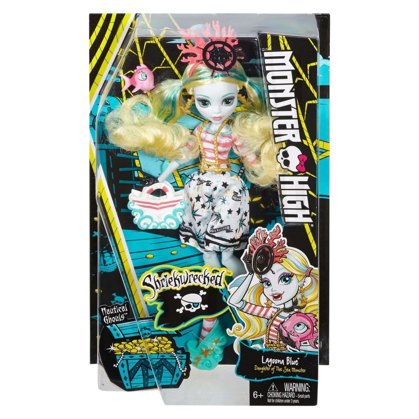 Monster High Shriekwrecked Nautical Ghouls-Lagoona Blue (2016)
