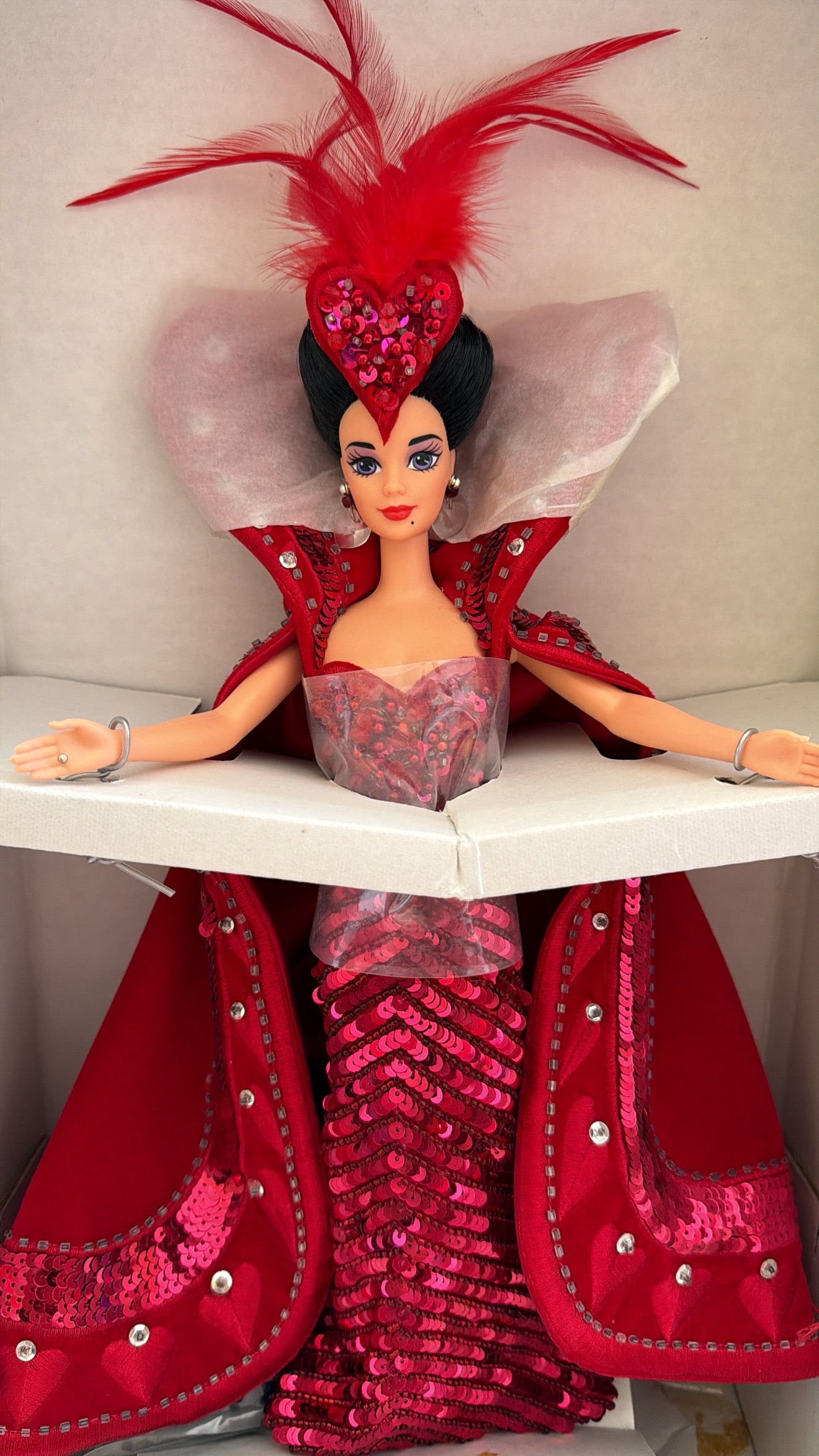 Bob Mackie Queen of Hearts Barbie® (1994)