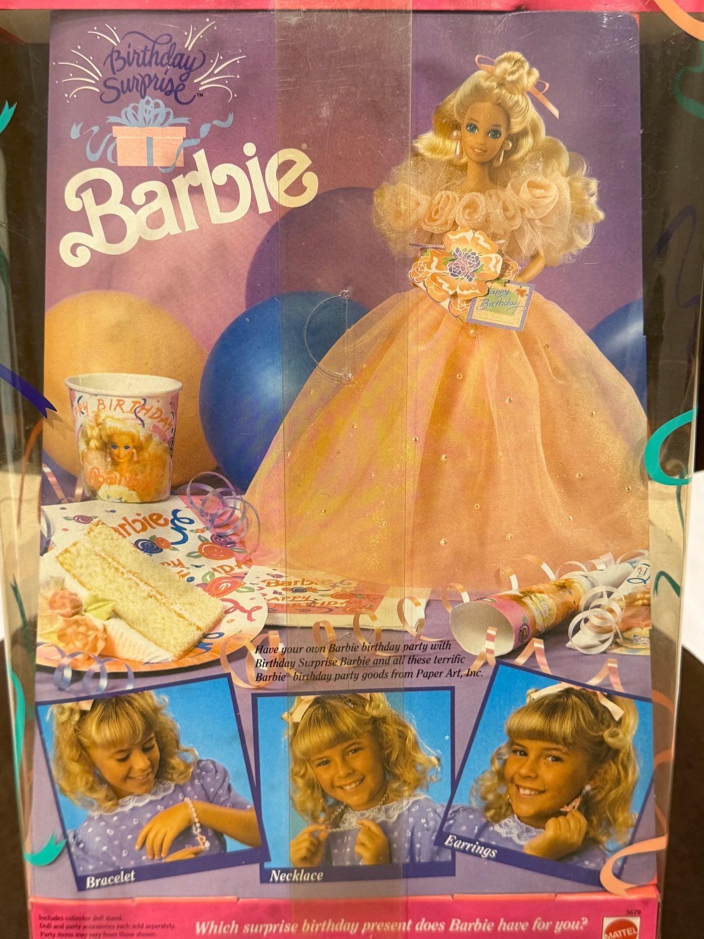 Birthday Surprise Barbie Doll With Surprise Gift For You! (1991)