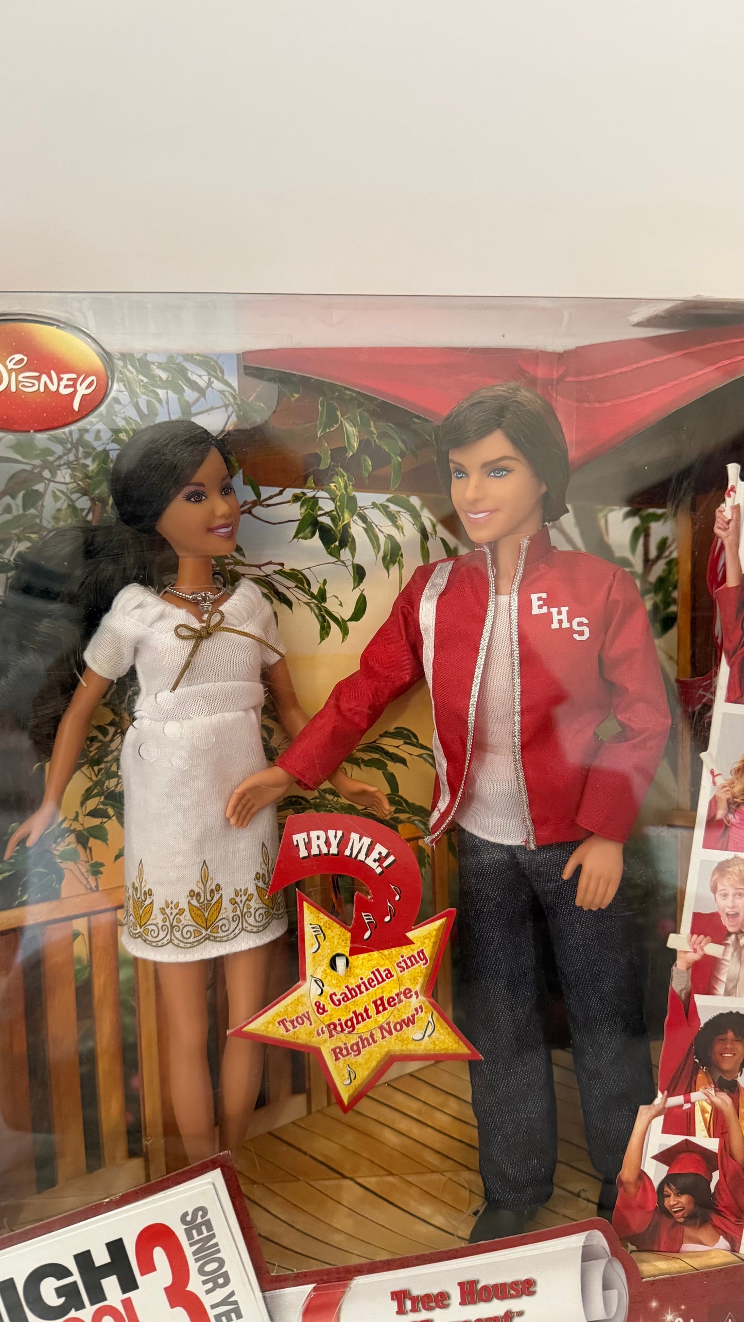 High School Musical 3 Tree House Moment™ Gabriella & Troy Dolls (2008)