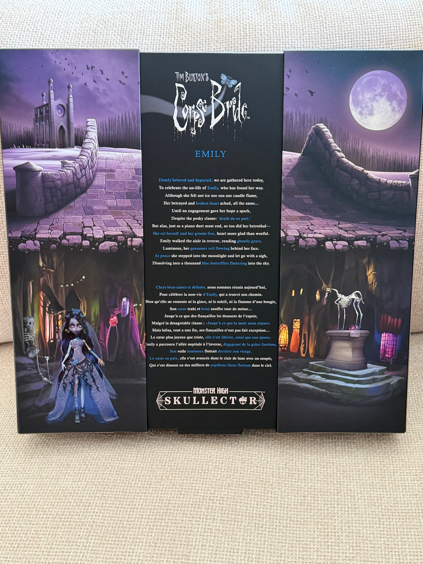 Monster High Skullector Corpse Bride Collectible Doll, Emily in Gothic Wedding Dress With Veil (2025)